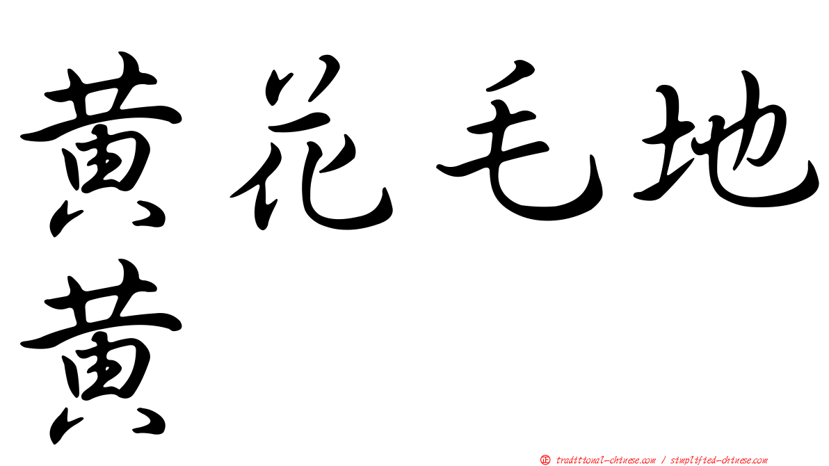 黃花毛地黃