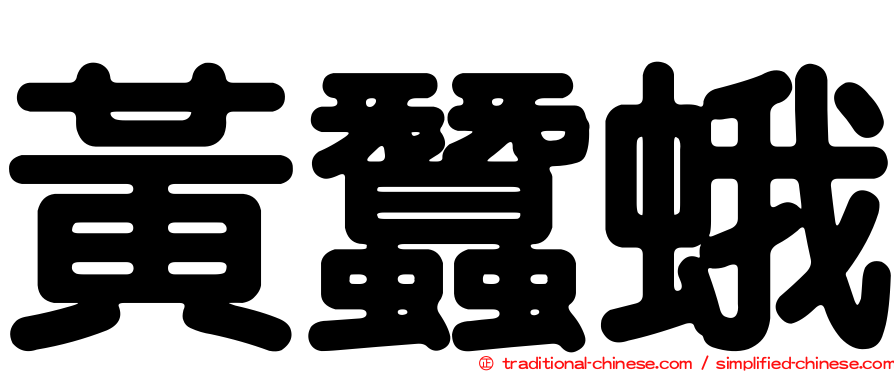 黃蠶蛾
