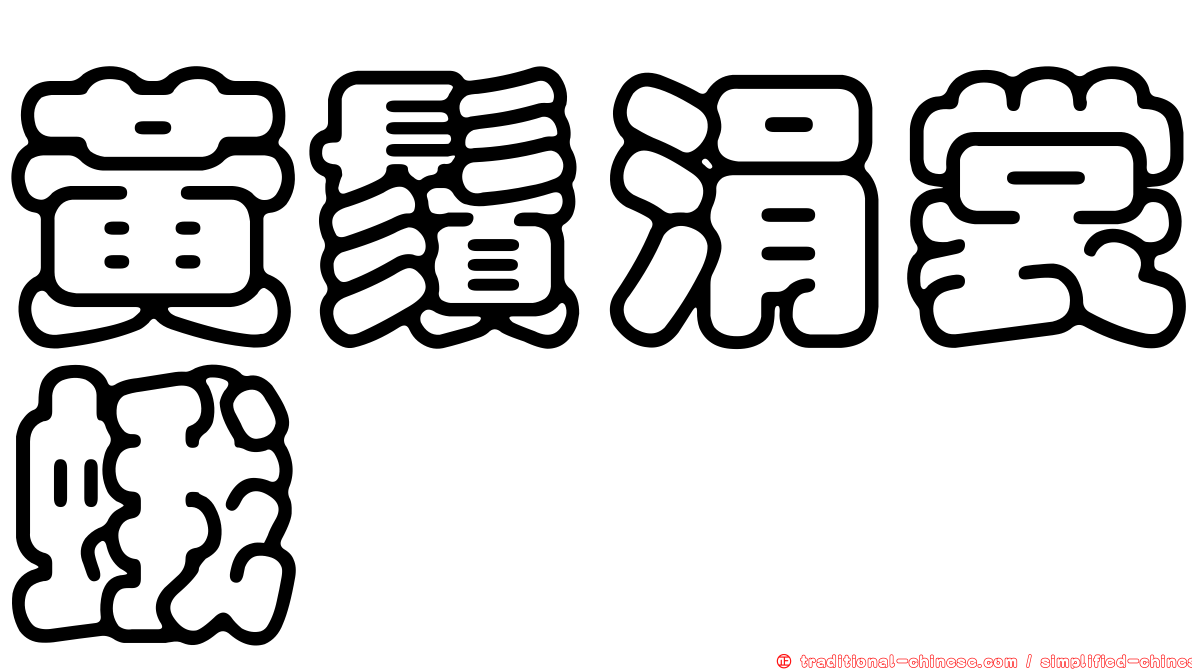 黃鬚涓裳蛾