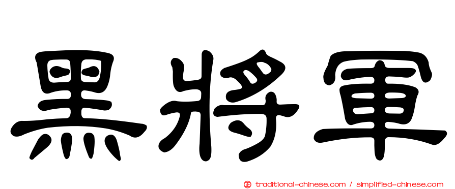 黑將軍