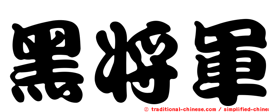 黑將軍