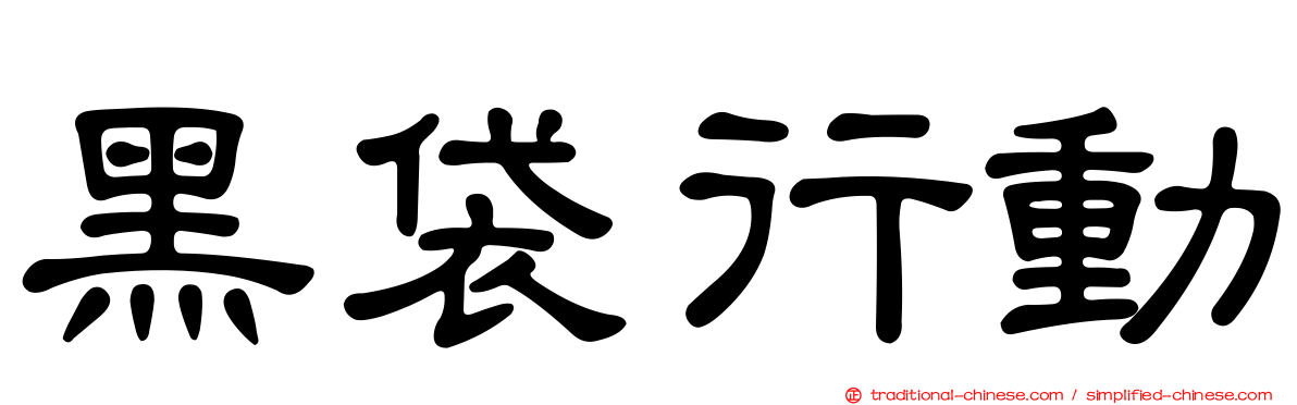 黑袋行動