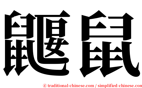 鼴鼠 serif font