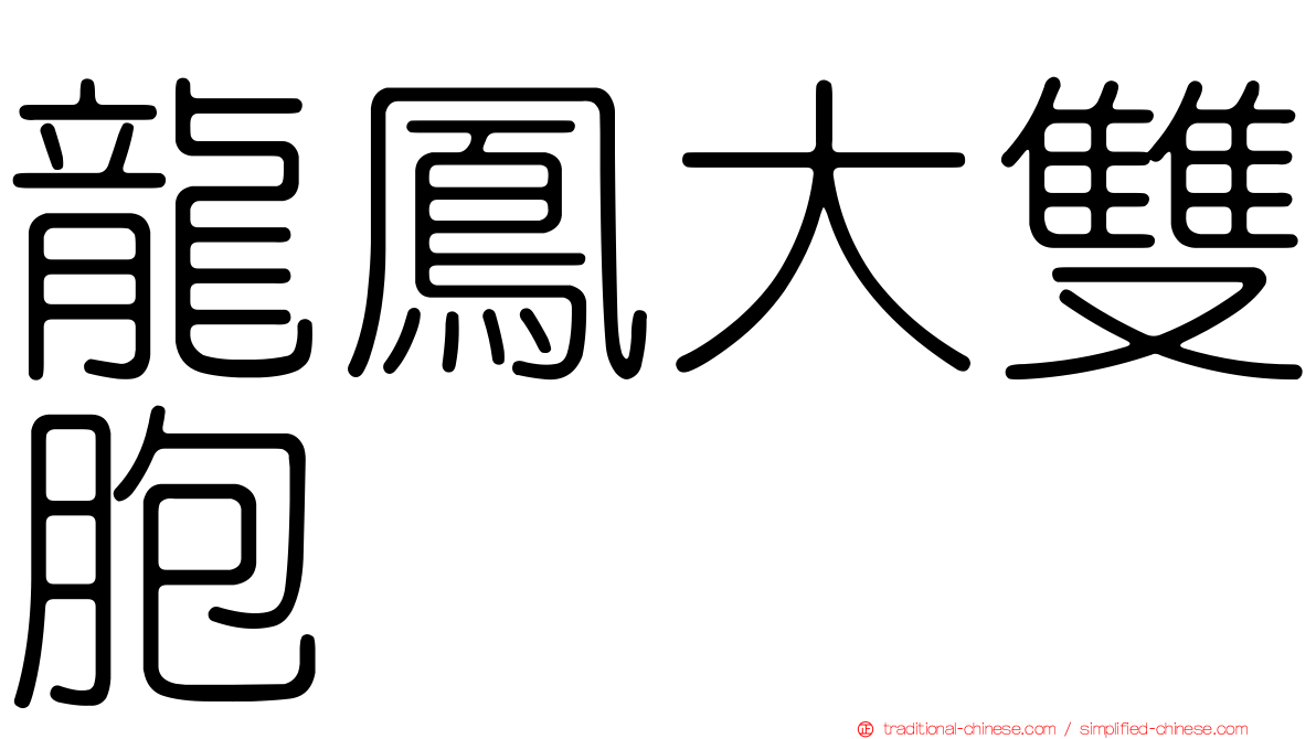 龍鳳大雙胞