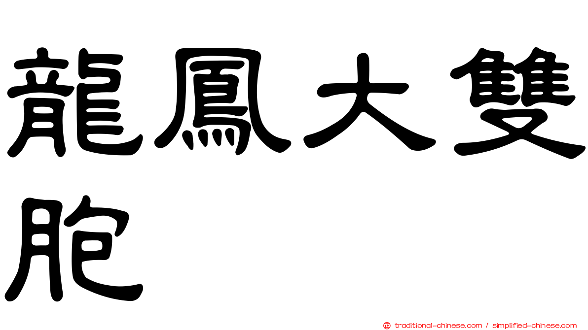 龍鳳大雙胞