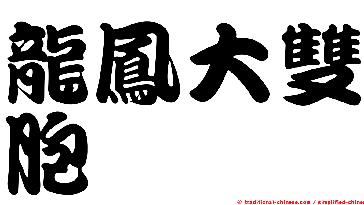 龍鳳大雙胞