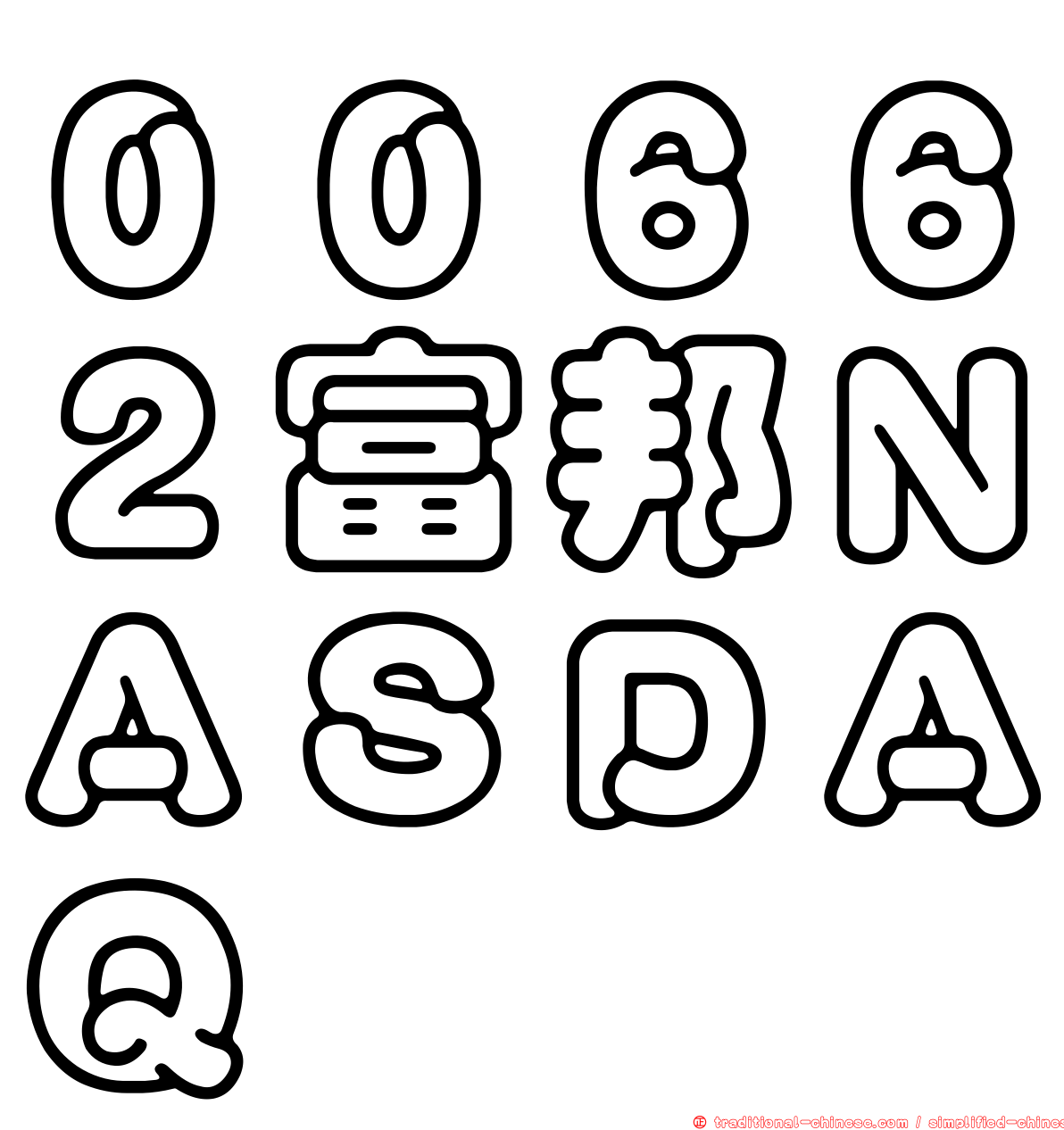 ００６６２富邦ＮＡＳＤＡＱ