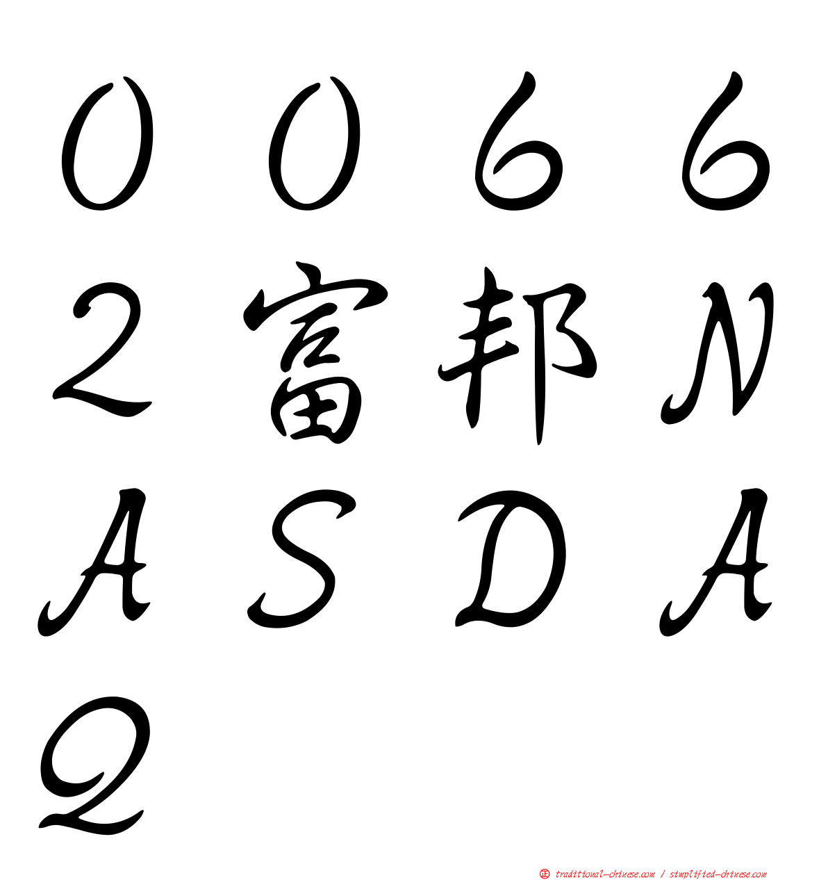 ００６６２富邦ＮＡＳＤＡＱ