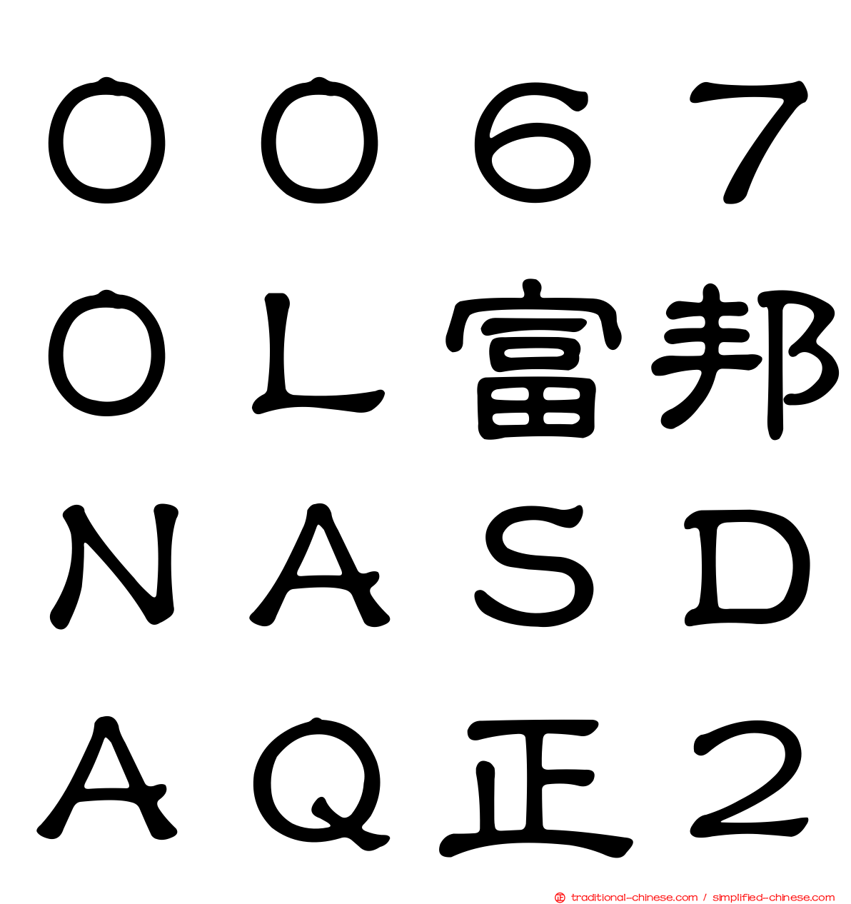００６７０Ｌ富邦ＮＡＳＤＡＱ正２