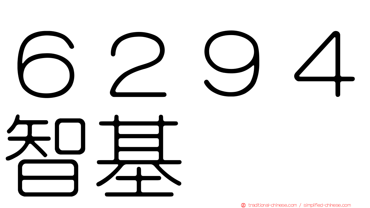 ６２９４智基