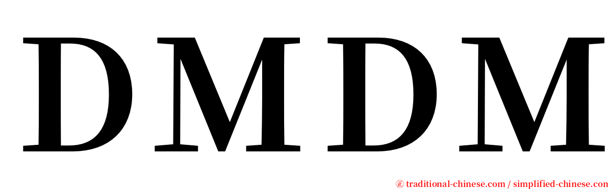 ＤＭＤＭ serif font