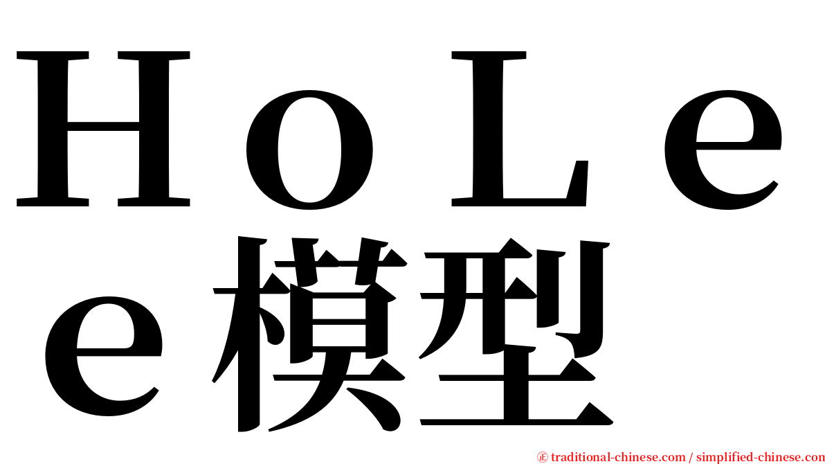 ＨｏＬｅｅ模型 serif font